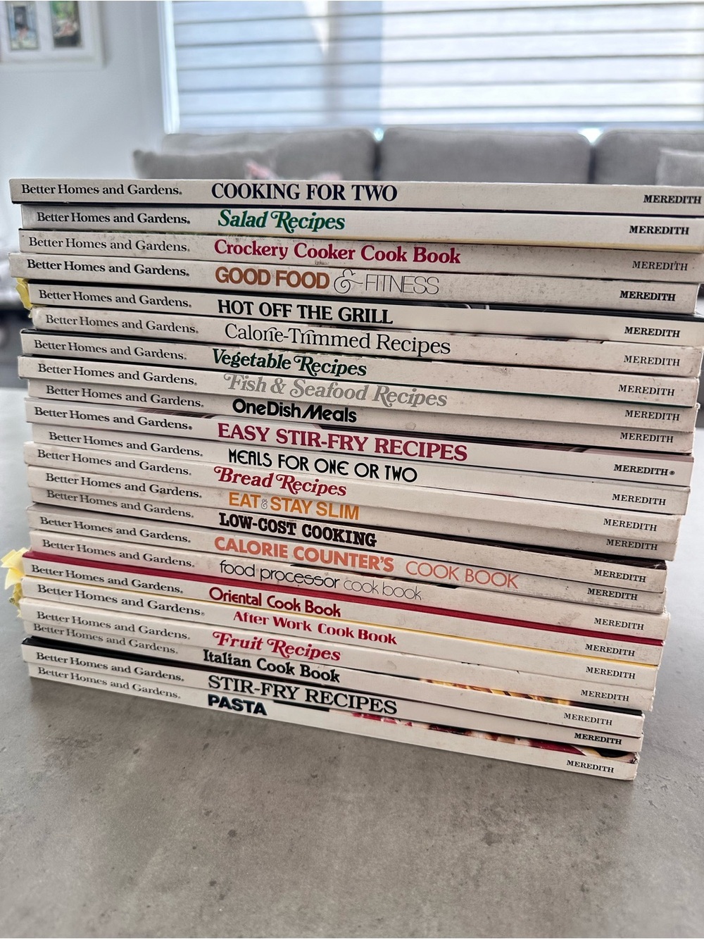 Collectable Vintage Better Homes & Gardens Cookbook Set - 1976-1985